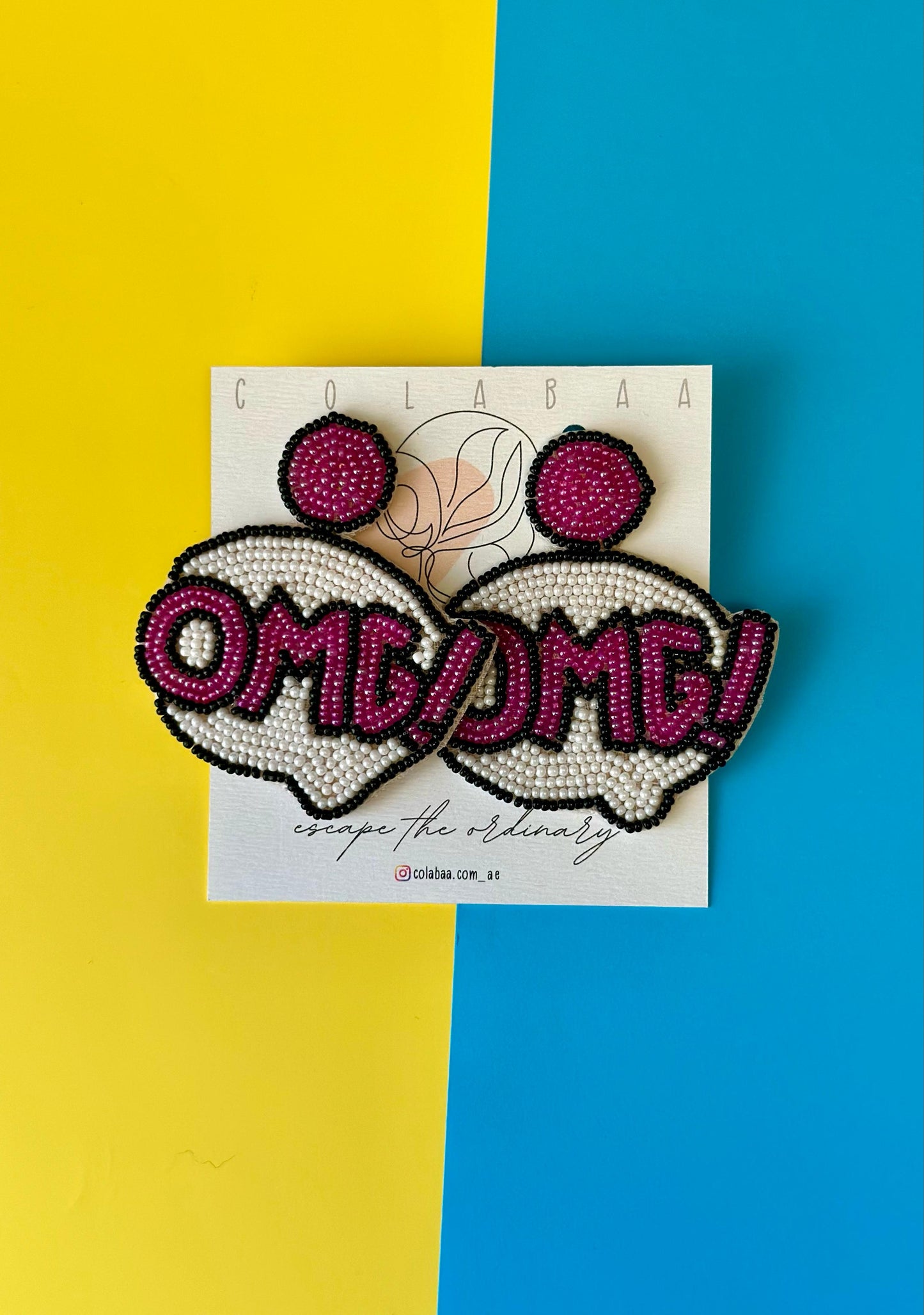 OMG Beaded Earrings