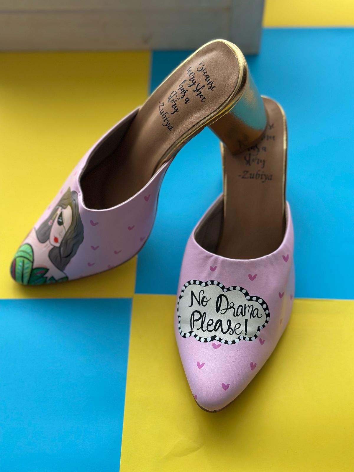 No Drama Please Pink Heels