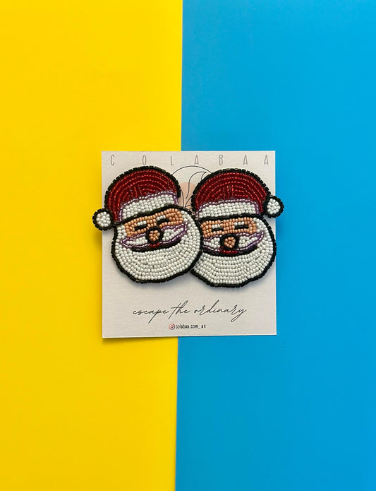 Santa Beaded Earrings