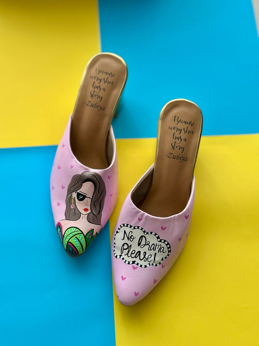 No Drama Please Pink Heels