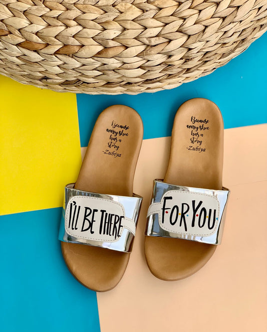 Friends Handpainted Footwear-Brown Base