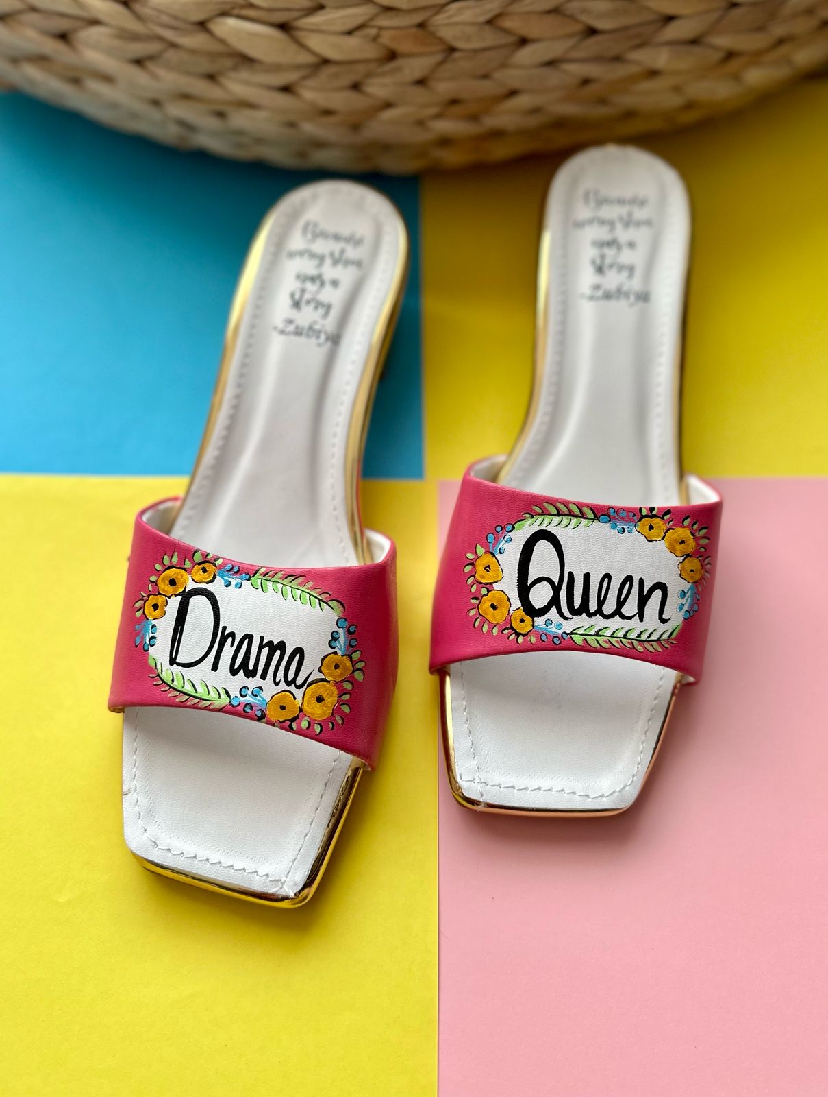 Drama Queen Pink Kitten Heels