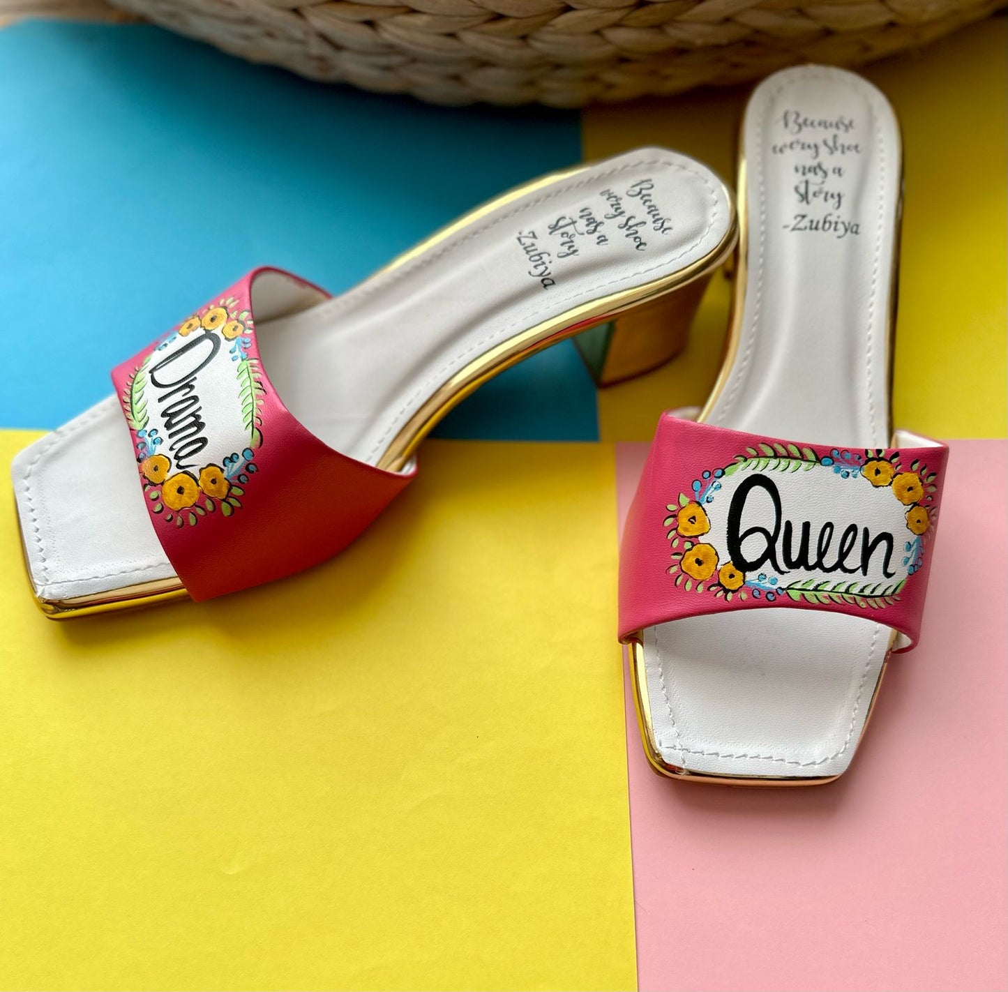Drama Queen Pink Kitten Heels