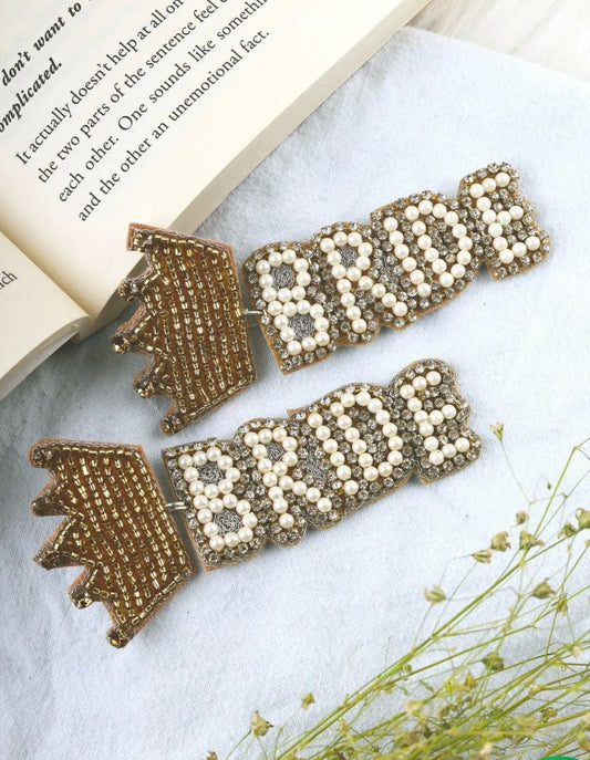Queen Bride Beaded Earrings